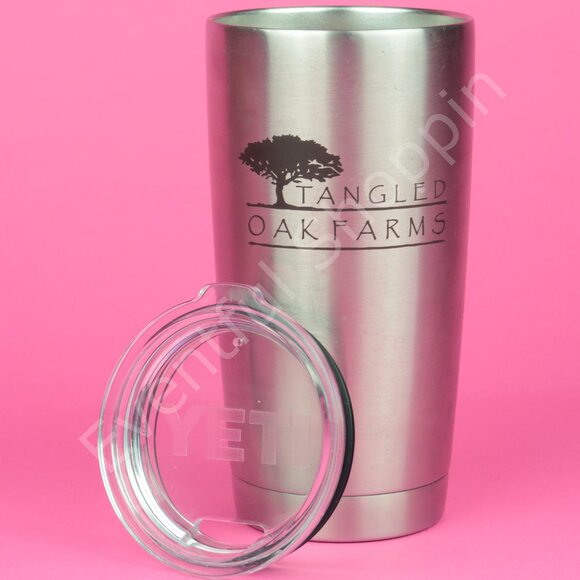 Yeti Other - Yeti 20 Oz Rambler Tumbler with Lid Stainless Steel Tangled Oak Farms